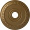 Ekena Millwork Munich Ceiling Medallion (Fits Canopies up to 5 5/8"), 17 1/2"OD x 3 5/8"ID x 1"P, Pale Gold CM17MUPAS - alternate 1